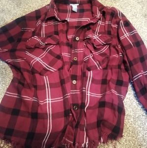 Charlotte russe flannel xs